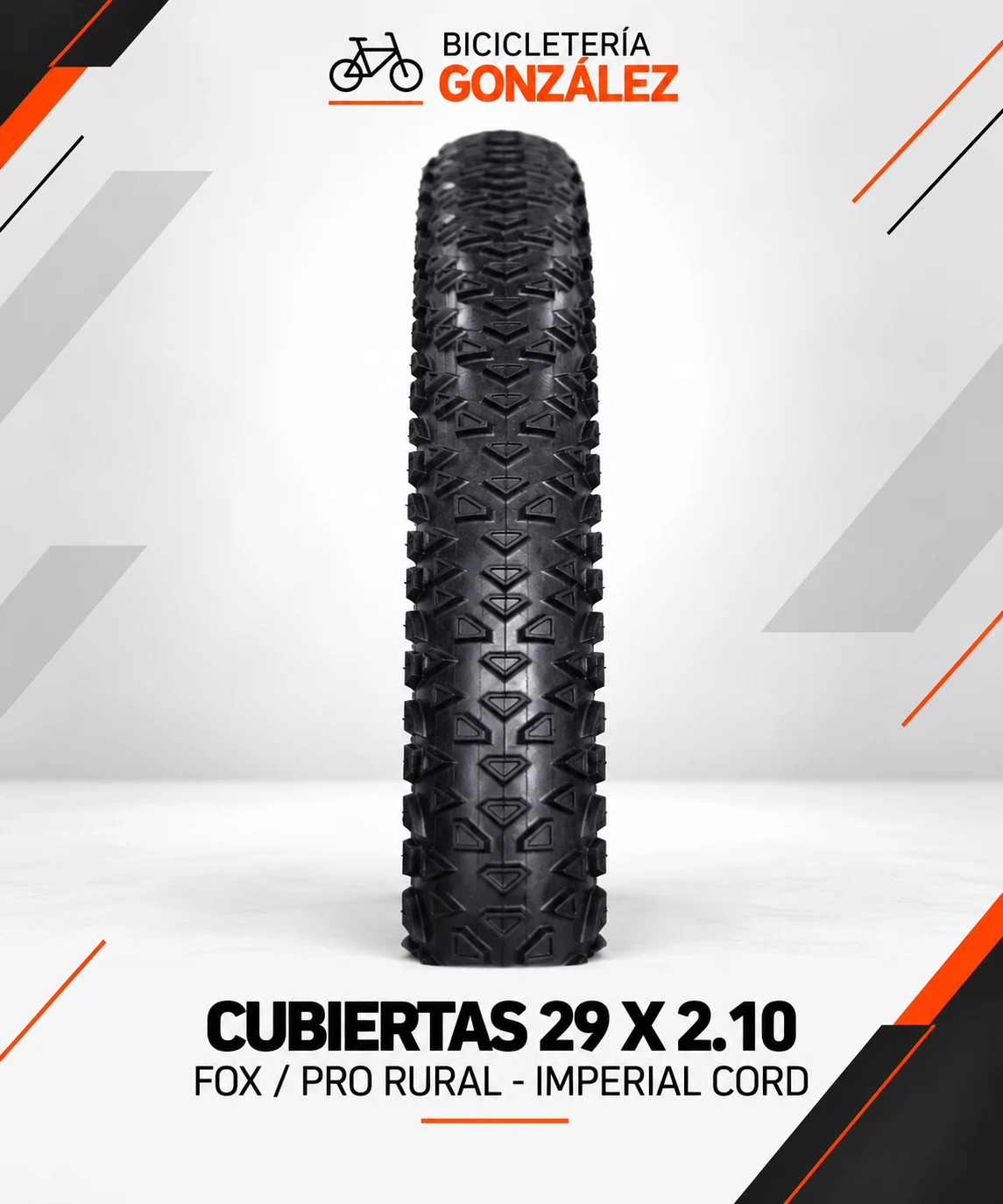 CUBIERTAS 29 X 2.10 FOX / PRO RURAL - IMPERIAL CORD -
